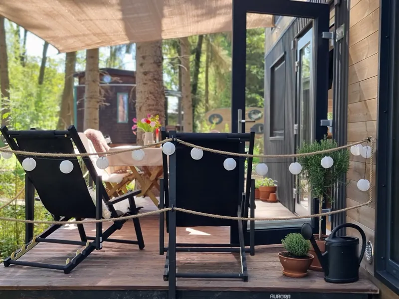 Tiny Haus River Plus von Teimi Homes – Außenansicht