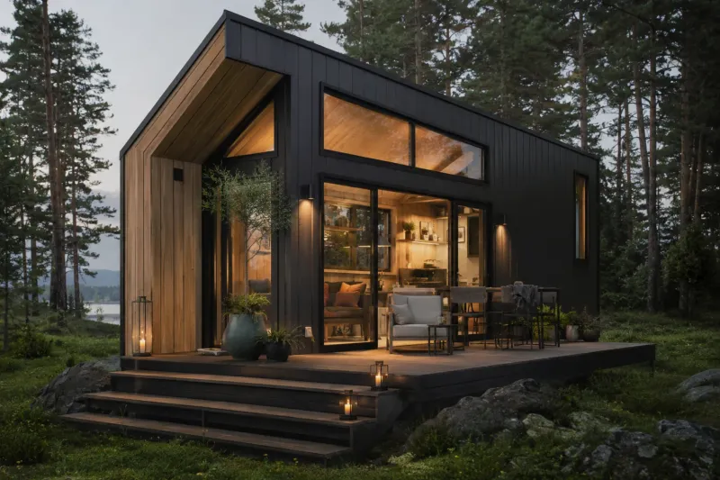 Modell Atelier Plus von 1A Tinyhouse – Außenansicht