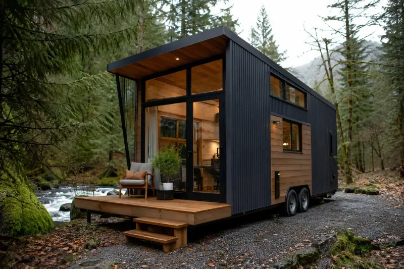 Modell Cabin One von 1A Tinyhouse – Außenansicht