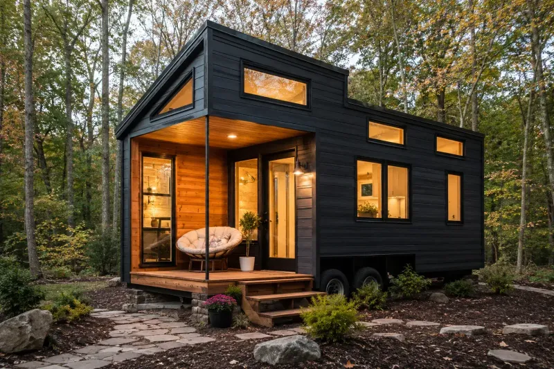 Modell Cabin One von 1A Tinyhouse – Außenansicht