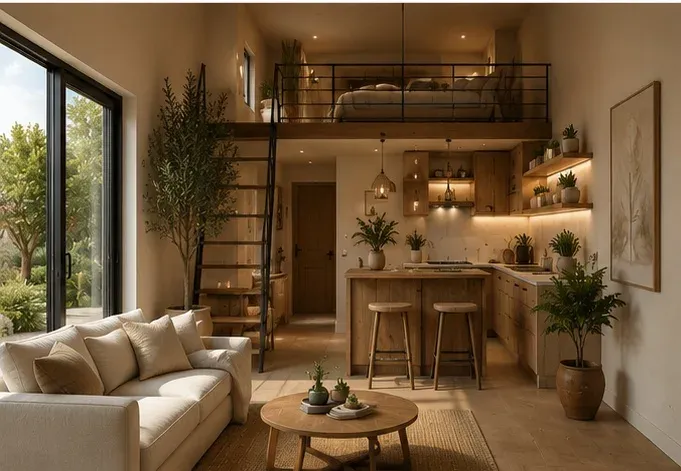 Modell Toscana von 1A Tinyhouse – Innenansicht