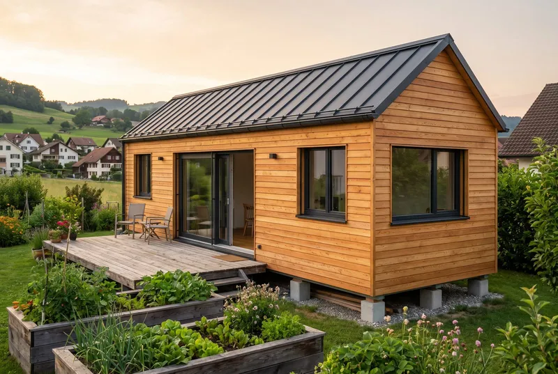 Alpin 40 von Tiny House Suisse – Außenansicht