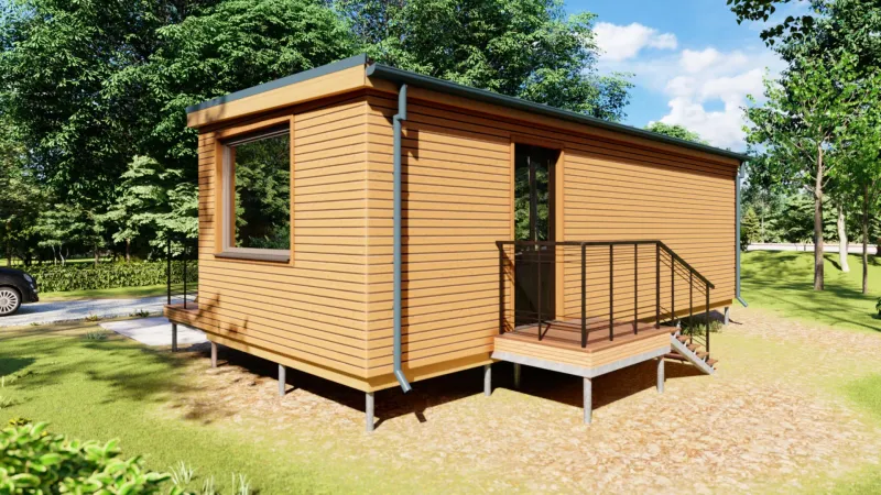 Tiny Home Mark von Tiny House Spitzer – Außenansicht