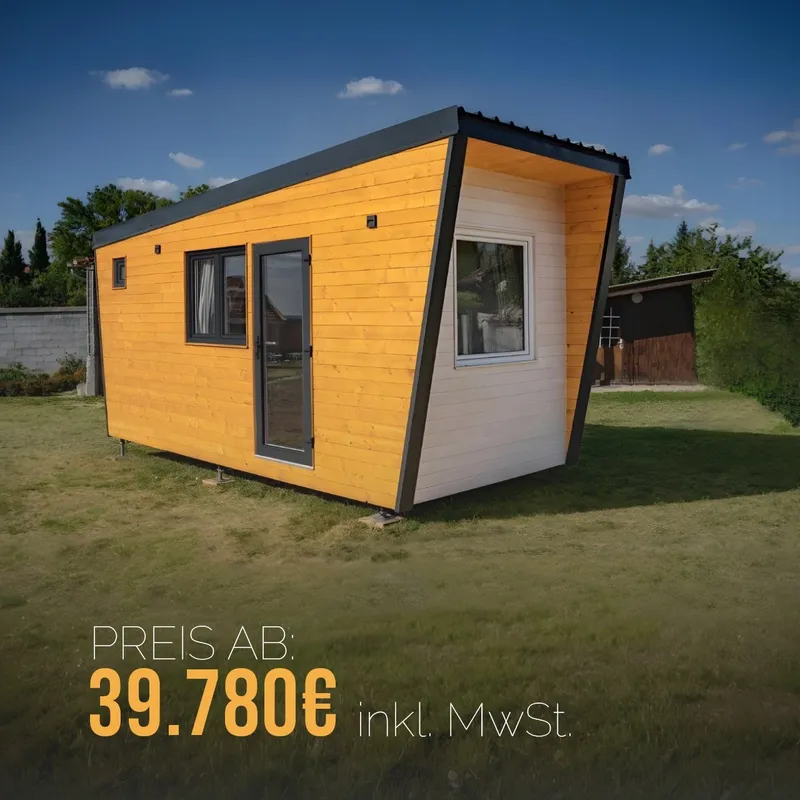 Tiny House 12 von TYNEST Homes – Außenansicht